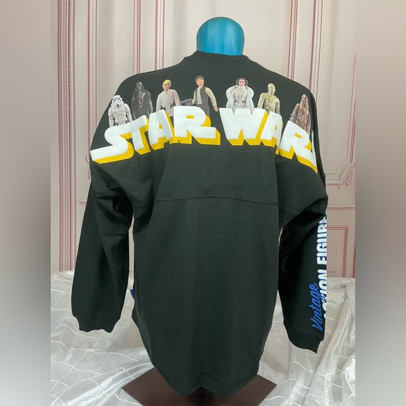 Disney Parks Star Wars Vintage Action Figure Jedi Spirit Jersey Adult Sze XL L M - Picture 10 of 15